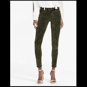 Black crush velvet Lucky brand Brooke Leggings